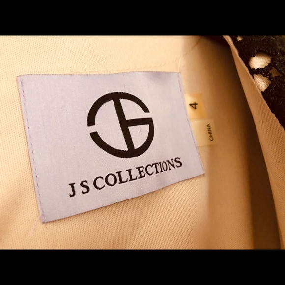 JS Collection Illusion Gown Size 4 - Picture 5 of 7